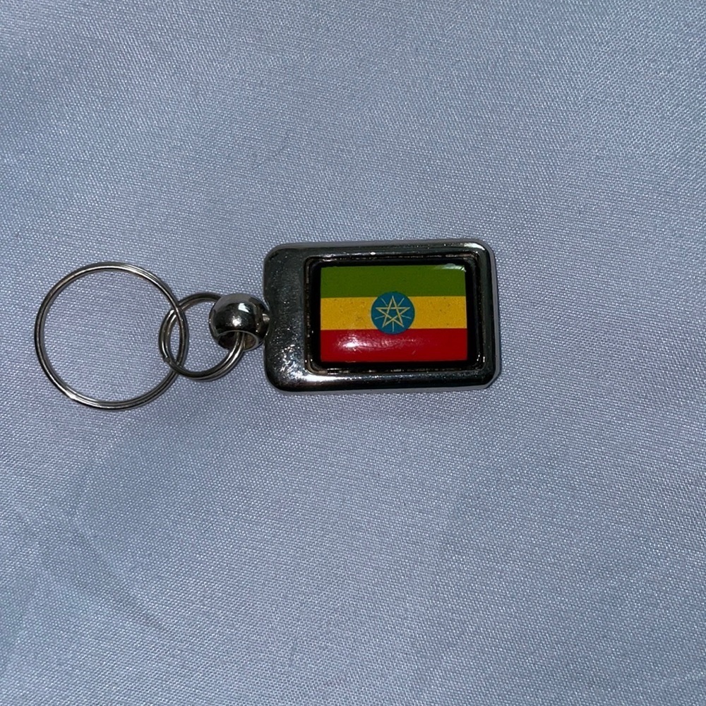 Ethiopia flag keychain Africa - Picture 2 of 4